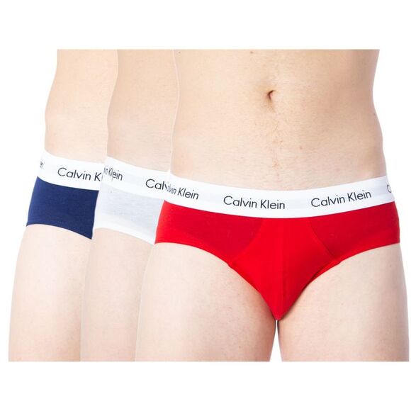Calvin Klein Underwear Red Cotton Men's Briefs - Picture 1 of 5